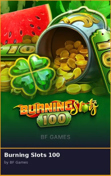 Burning Slots 100