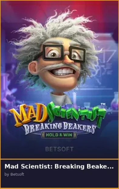 Mad Scientist  Breaking Beakers - Hold   Win