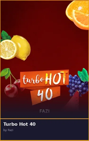 Turbo Hot 40